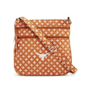 Vera Bradley Texas Longhorns Collegiate Triple Zip Hipster Crossbody